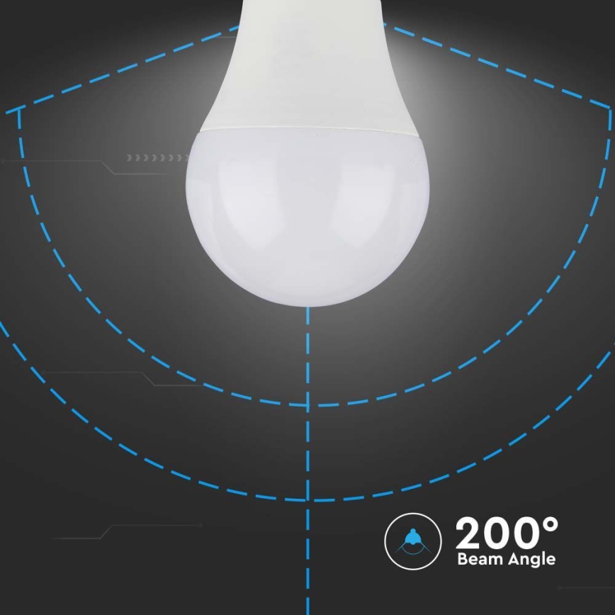 Lampadina LED SAMSUNG CHIP A60 E27/8,5W/230V 3000K
