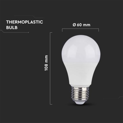 Lampadina LED SAMSUNG CHIP A60 E27/8,5W/230V 4000K