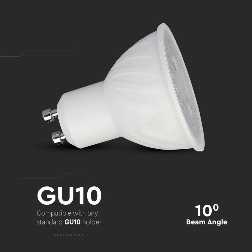 Lampadina LED SAMSUNG CHIP GU10/6W/230V 3000K