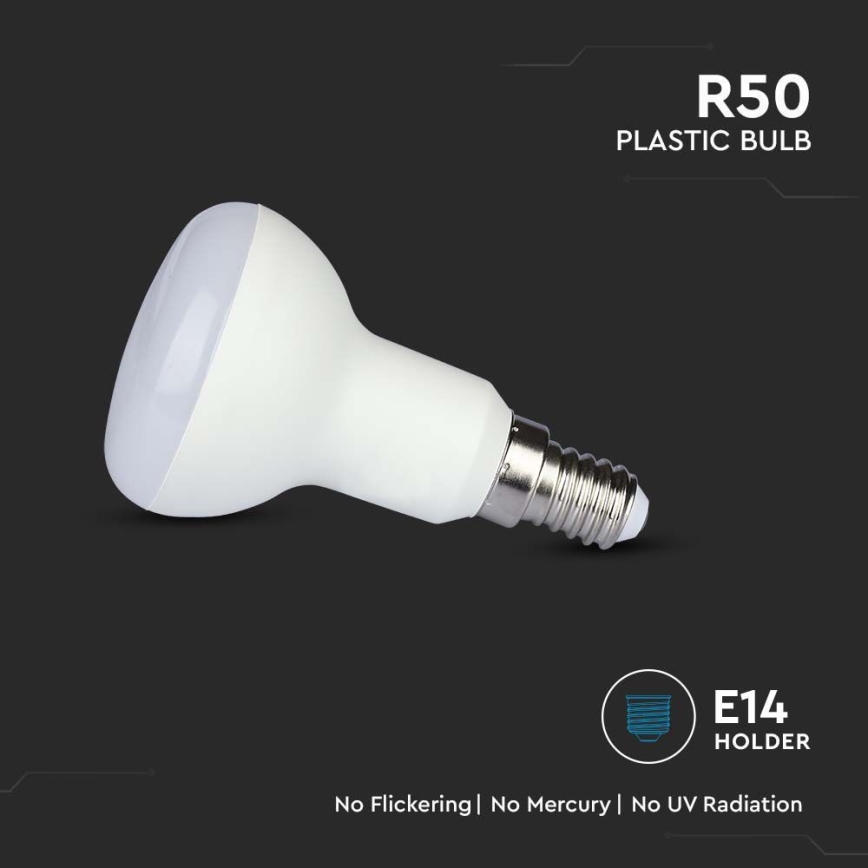 Lampadina LED SAMSUNG CHIP R50 E14/4,8W/230V 3000K