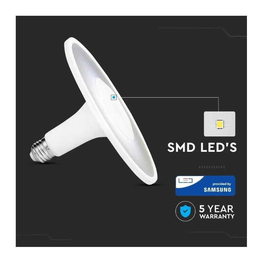 Lampadina LED SAMSUNG CHIP UFO E27/11W/230V 120° 6400K