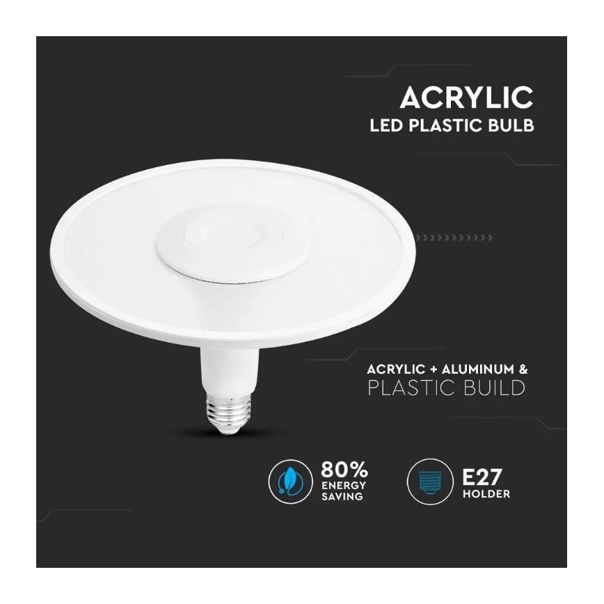 Lampadina LED SAMSUNG CHIP UFO E27/18W/230V 120° 6400K