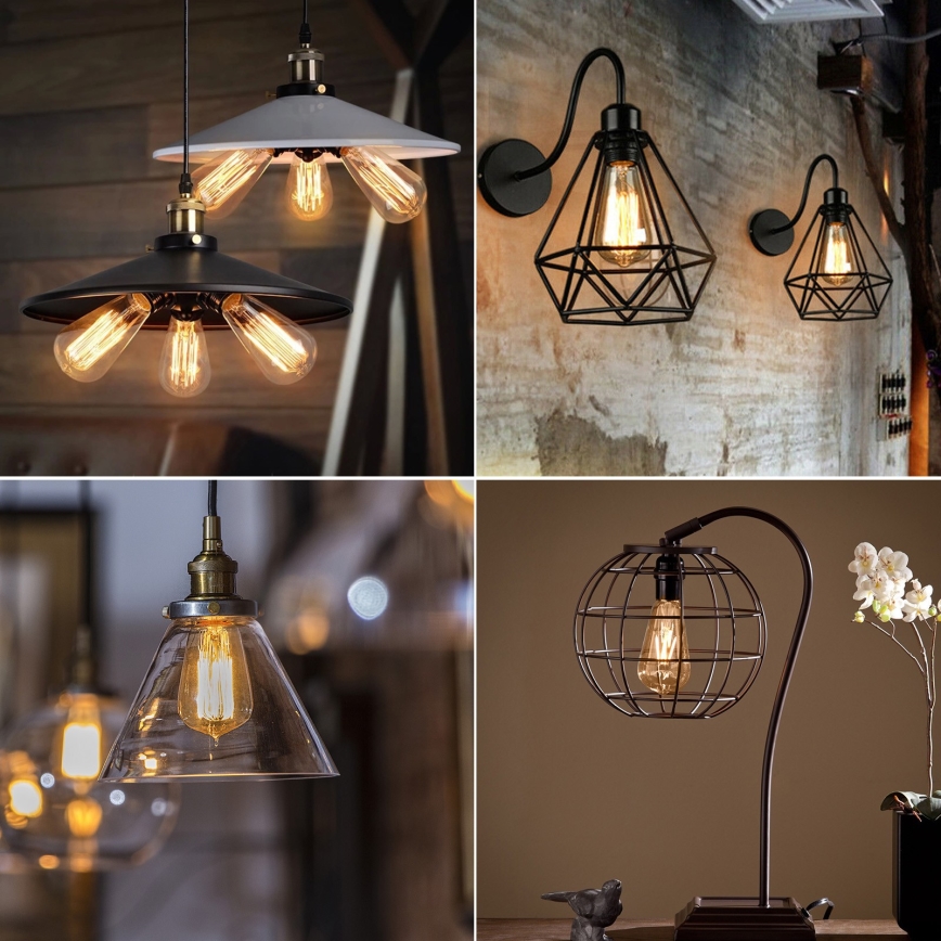 Lampadina LED ST64 E27/4W/230V 2200K - Aigostar