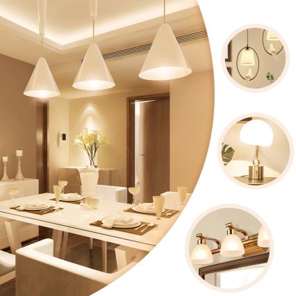 Lampadina LED ST64 E27/8W/230V 2700K - Aigostar