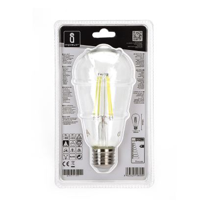 Lampadina LED ST64 E27/8W/230V 6500K - Aigostar