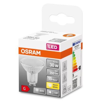Lampadina LED STAR PAR16 GU10/4,3W/230V 2700K 120° - Osram