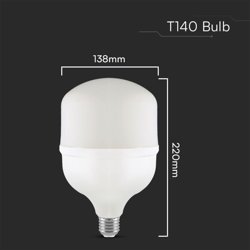 Lampadina LED T140 E27/50W/230V 4000K