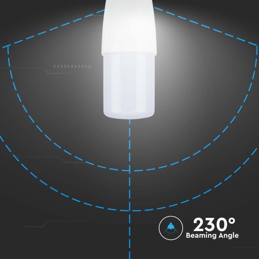 Lampadina LED T37 E14/9W/230V 2700K