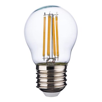 Lampadina LED trasparente G45 E27/4,5W/230V 2200K