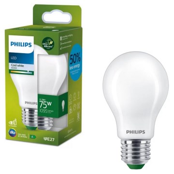 Lampadina LED ULTRAEFFICIENT Philips A60 E27/5,2W/230V 4000K