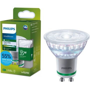 Lampadina LED ULTRAEFFICIENT Philips PAR16 GU10/1,2W/230V 4000K