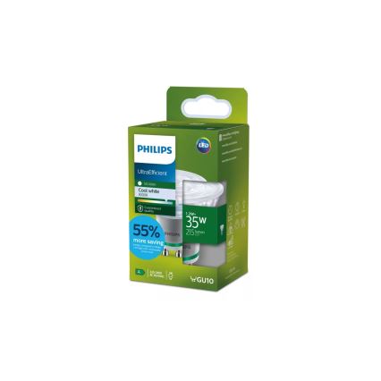 Lampadina LED ULTRAEFFICIENT Philips PAR16 GU10/1,2W/230V 4000K