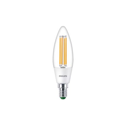 Lampadina LED ULTRAEFFICIENT VINTAGE Philips B35 E14/2,3W/230V 3000K