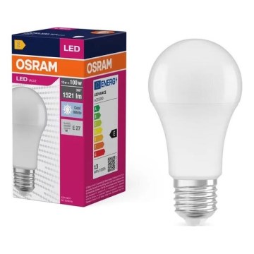 Lampadina LED VALUE A100 E27/13W/230V 4000K - Osram