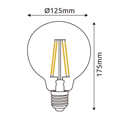 Lampadina LED E27/7W/230V 4000K - Globo