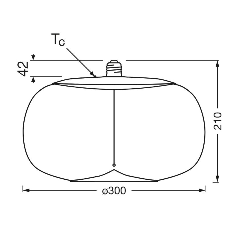Lampadina LED VINTAGE FILAMENT E27/2,5W/230V 2700K - Osram