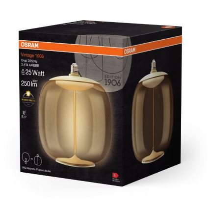Lampadina LED VINTAGE FILAMENT E27/3,4W/230V 2700K - Osram