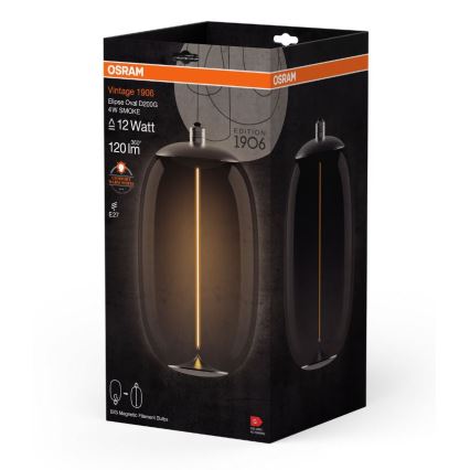 Lampadina LED VINTAGE FILAMENT E27/4W/230V 2700K fumé - Osram