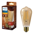Lampadina LED VINTAGE Philips ST64 E27/7W/230V 1800K