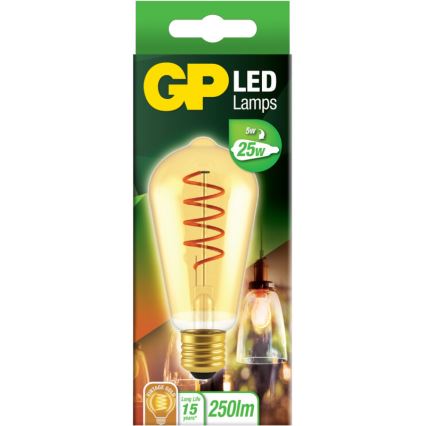 Lampadina LED VINTAGE ST64 E27/5W/230V 2000K - GP