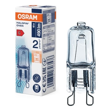 Lampadina per forno HALOPIN G9/40W/230V 2700K - Osram
