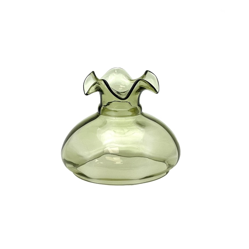 Lampe à huile MONIKA 34 cm vert forêt contrôles
