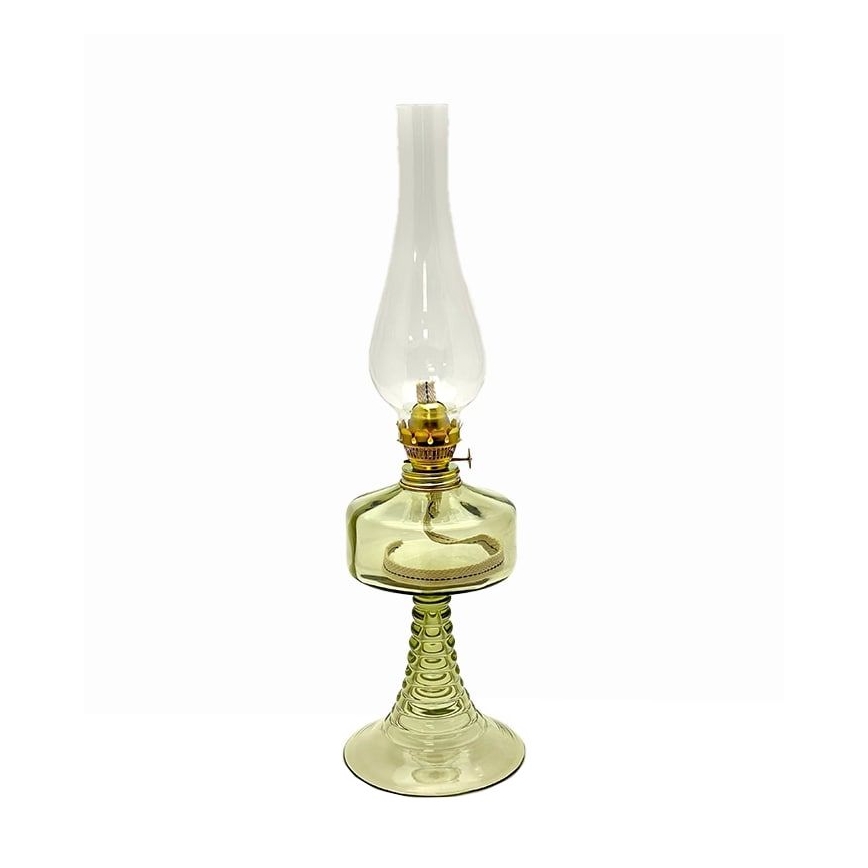 Lampe à huile PETRA 42 cm vert forêt