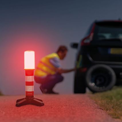 Lampe d'avertissement magnétique LED/3xAAA IPX4