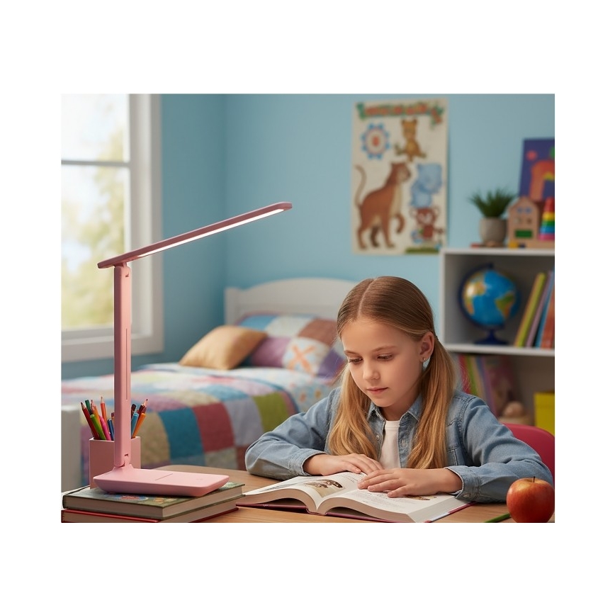 Lampe de bureau LED dimmable NOBLITE N LED/7W/230V 3000/4000/6500K rose