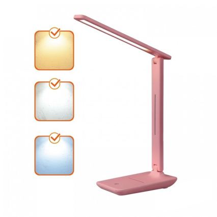 Lampe de bureau LED dimmable NOBLITE N LED/7W/230V 3000/4000/6500K rose