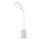 Lampe de bureau LED dimmable rechargeable à commande tactile, flexible, avec pince — LED/5W/1200 mAh, blanche