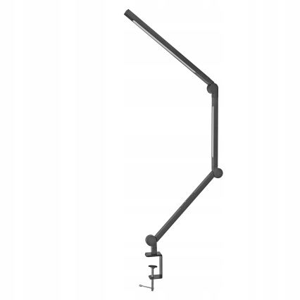 LED Lampe de bureau dimmable tactile et flexible avec pince LED/12W/230V 3000/4000/6000K noire