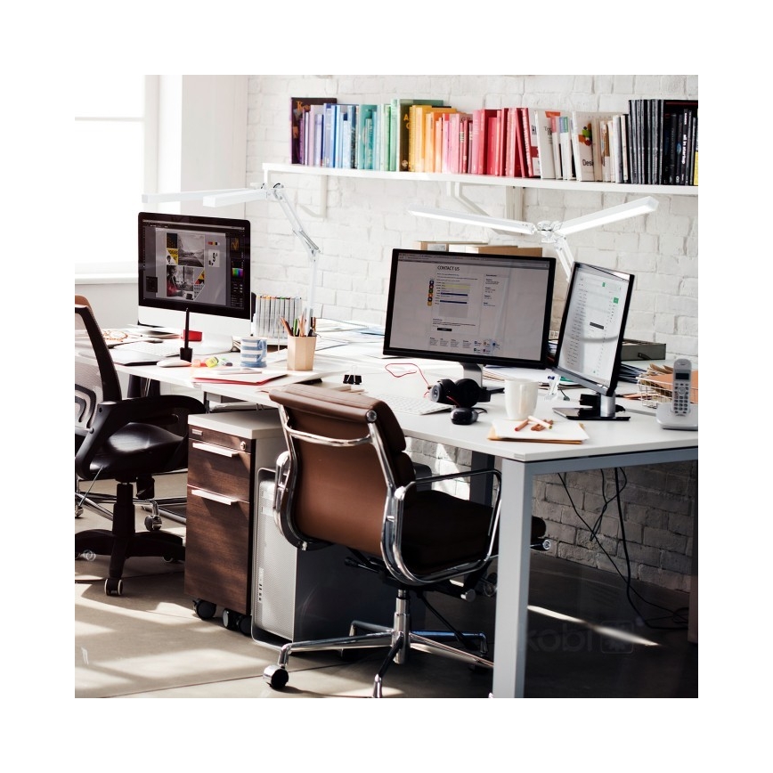 Lampe de bureau LED dimmable TENUIX DUO LED/15W/230V 3000-6000K blanche