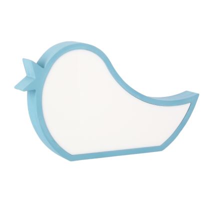 Lampe de bureau LED pour enfants BIRD LED/12W/230V bleue