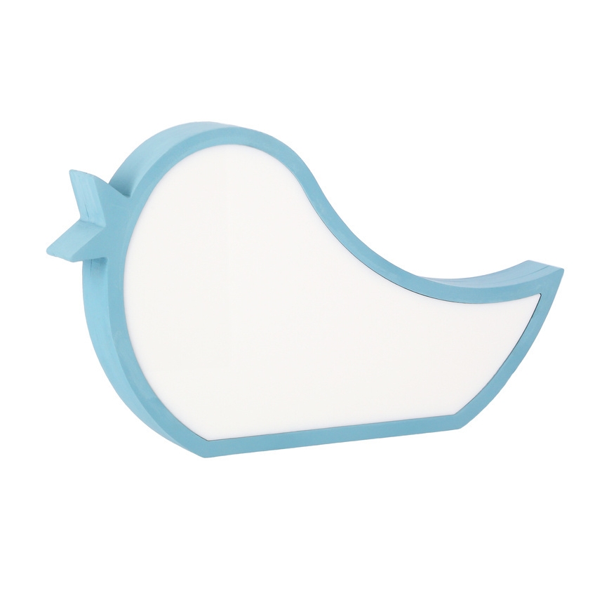 Lampe de bureau LED pour enfants BIRD LED/12W/230V bleue