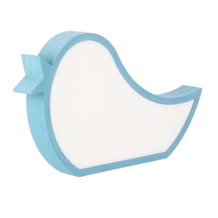 Lampe de bureau LED pour enfants BIRD LED/12W/230V bleue