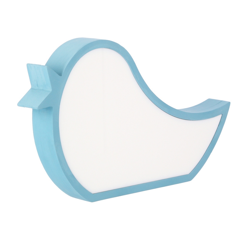 Lampe de bureau LED pour enfants BIRD LED/12W/230V bleue