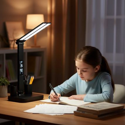 Lampe de bureau LED rechargeable et dimmable NOBLITE P LED/5W/5V 3000/4000/6000K 2200 mAh noire