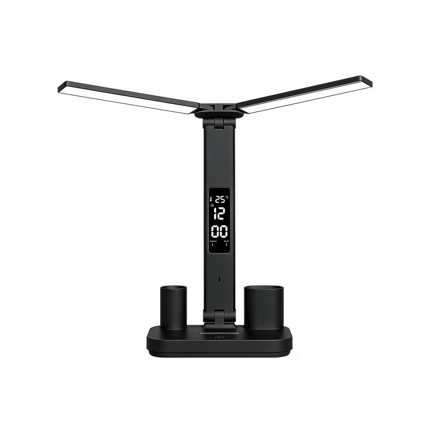 Lampe de bureau LED rechargeable et dimmable NOBLITE P LED/5W/5V 3000/4000/6000K 2200 mAh noire