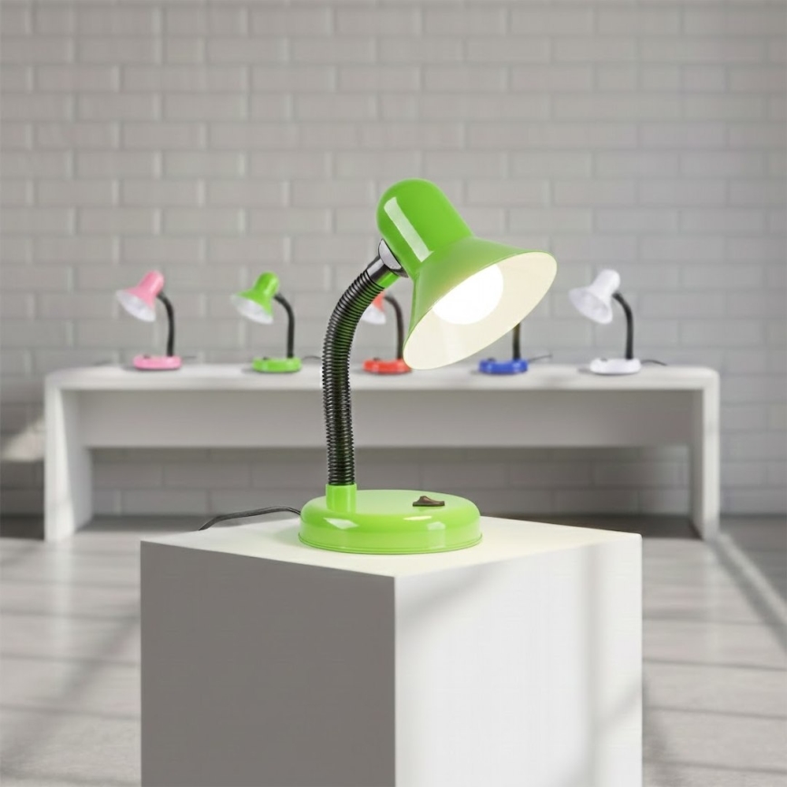 Lampe de bureau MENTOR 1xE27/15W/230V verte