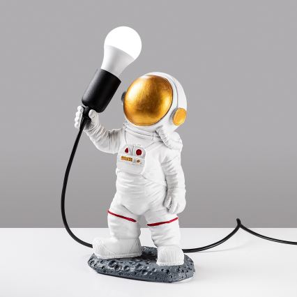 Lampe de chevet pour enfant ASTRONAUT 1xE27/40W/230V cuivrée/blanche