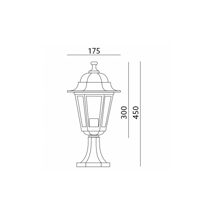 Lampe de jardin 1xE27/60W/230V IP44