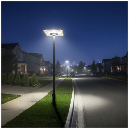 Lampadaire solaire LED avec détecteur SOLSUMI LED/25W/3,2V 3000/4000/6500K IP54 24000 mAh + télécommande
