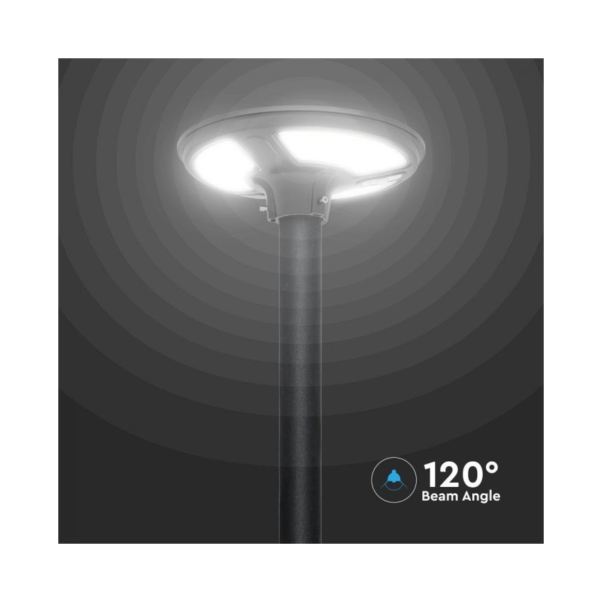 Lampe de rue solaire LED avec détecteur LED/10W/3,2V IP65 4000K + télécommande