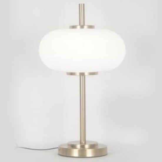 Lampe de table 1xE14/3W/230V blanc/laiton