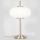 Lampe de table 1xE14/3W/230V blanc/laiton