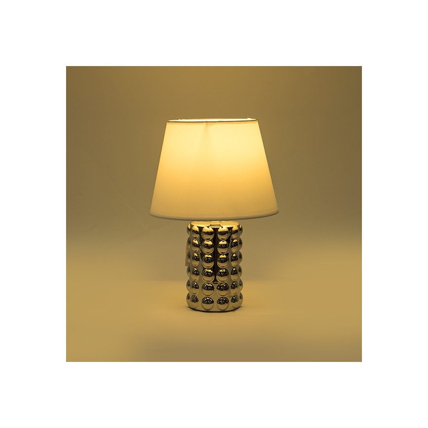 Lampe de table 1xE14/40W/230V blanc/chrome brillant