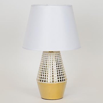 Lampe de table 1xE14/40W/230V blanc/doré