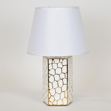 Lampe de table 1xE14/40W/230V blanc/doré