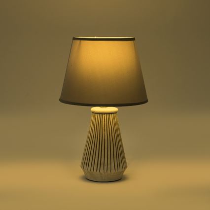 Lampe de table 1xE14/40W/230V patine/gris